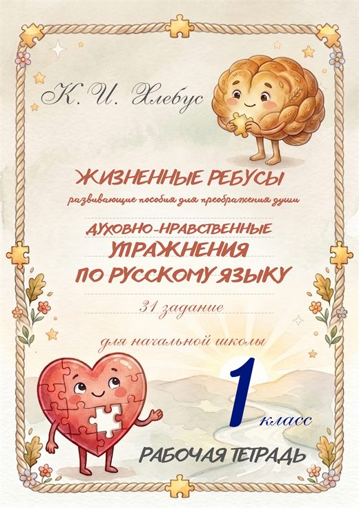 Жизненные ребусы: рабочая тетрадь по русскому языку для 1 класса