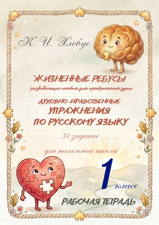 Жизненные ребусы: рабочая тетрадь по русскому языку для 1 класса - фото 1